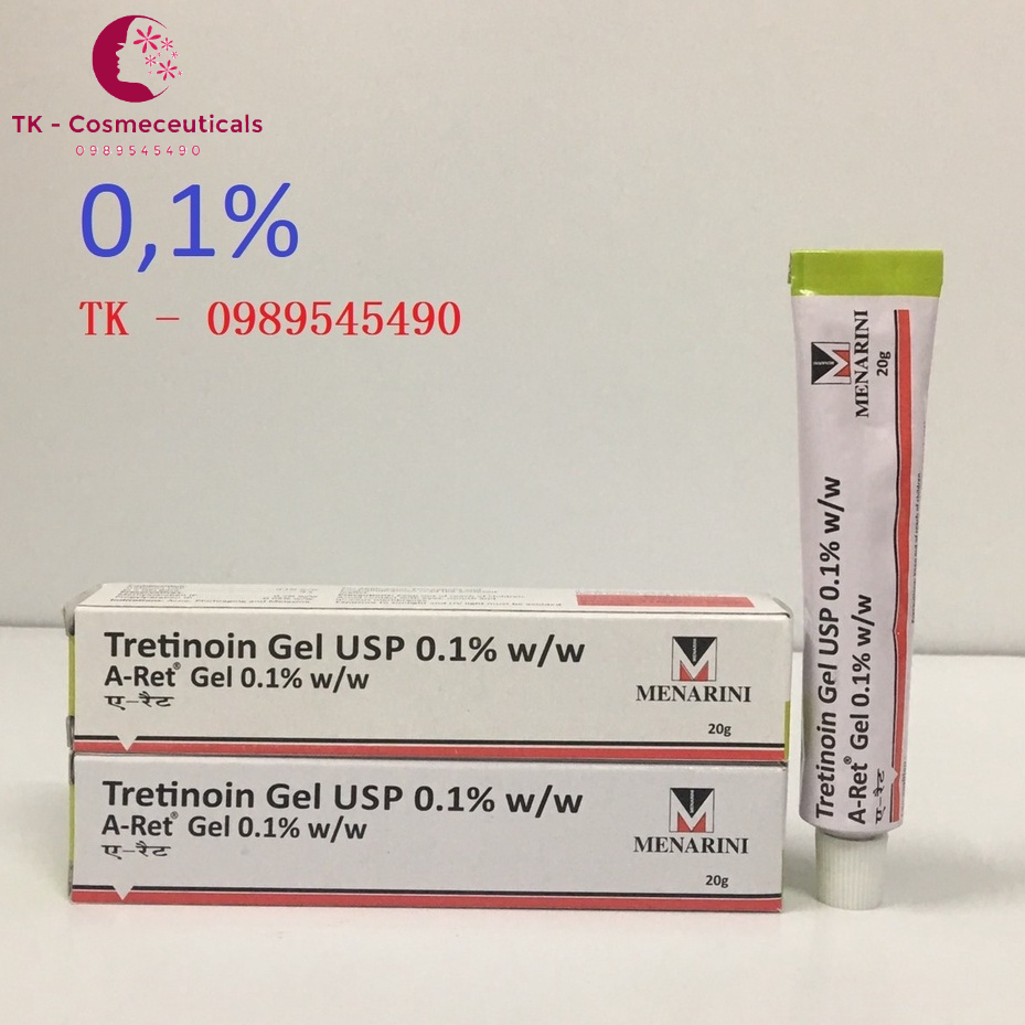 Tretinoin Aret Gel Dưỡng Giảm mụn, Chống Lão Hóa Da - 20g