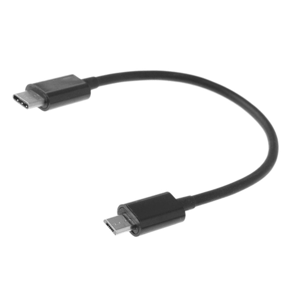 9.84" USB 2.0 Micro USB to USB 3.1 Type-C Converter Charging Data Sync Cable