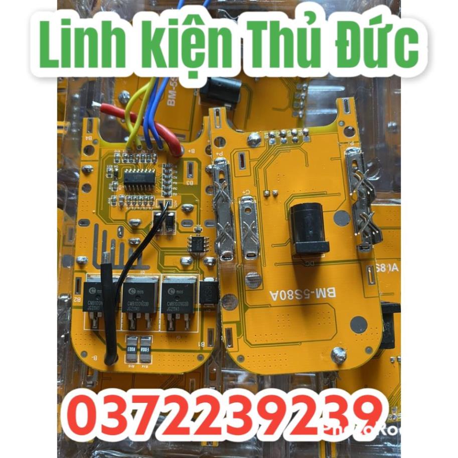 Lktd BN. Mạch Makita 5S 80a 3Fet đời mới dành cho máy tải lớn. chạy máy 3 chân, ko cần hàn diod.