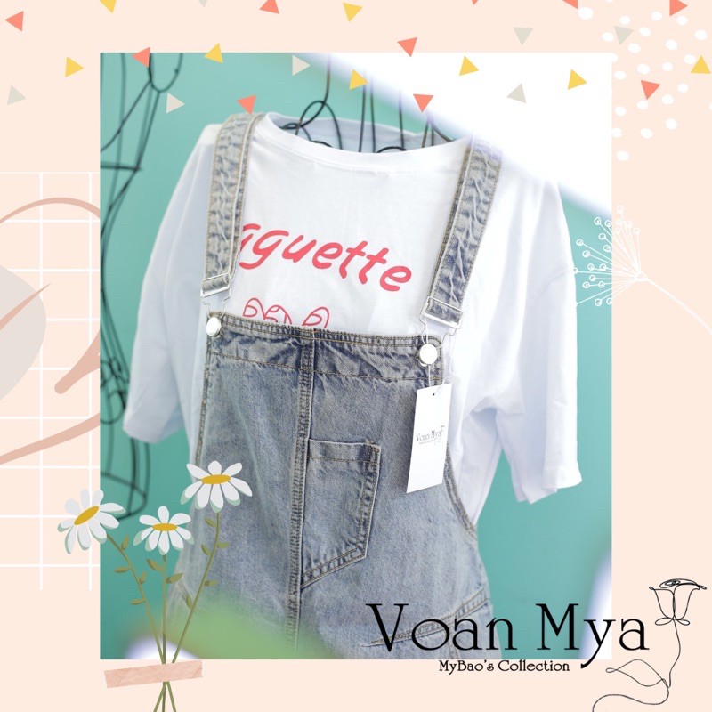 ( Ảnh thật ) Yếm Jean - váy Jean Ulzzang Sale cực chất Size S -M (hàng có sẵn)