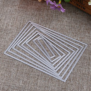 Khuôn cắt giấy kim loại hình chữ nhật bằng kim loại