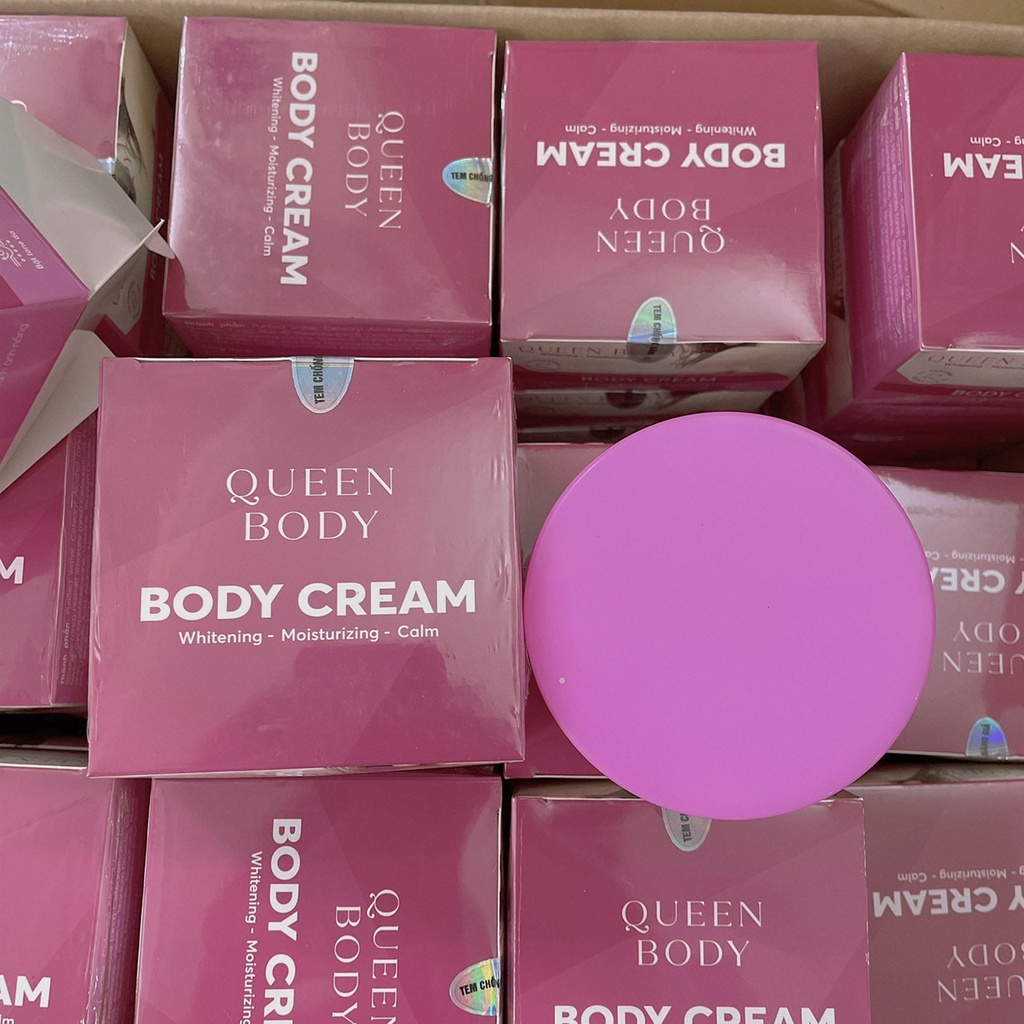 Kem Body Queen Cream Dưỡng Ẩm Trắng Da Toàn Thân Hộp 200g