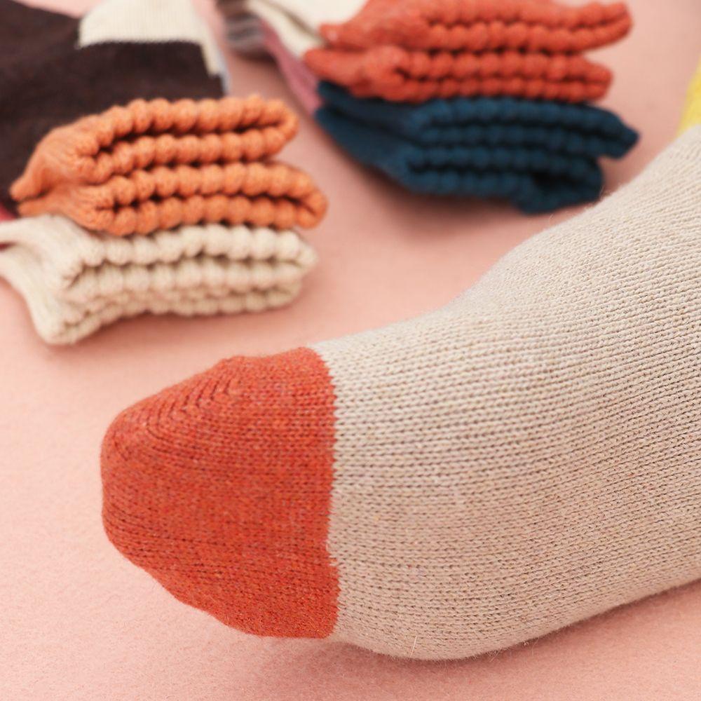 Vớ Nhung Dày Giữ Nhiệt Phong Cách Retro Thời Trang Cho Nữ