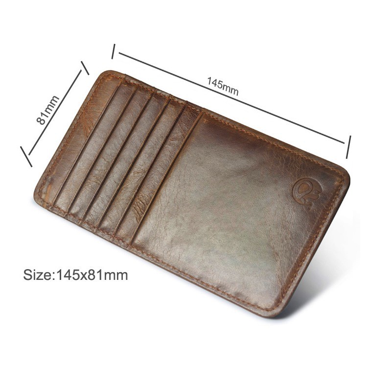 Ví Da Thật Đựng Namecard 12 ngăn