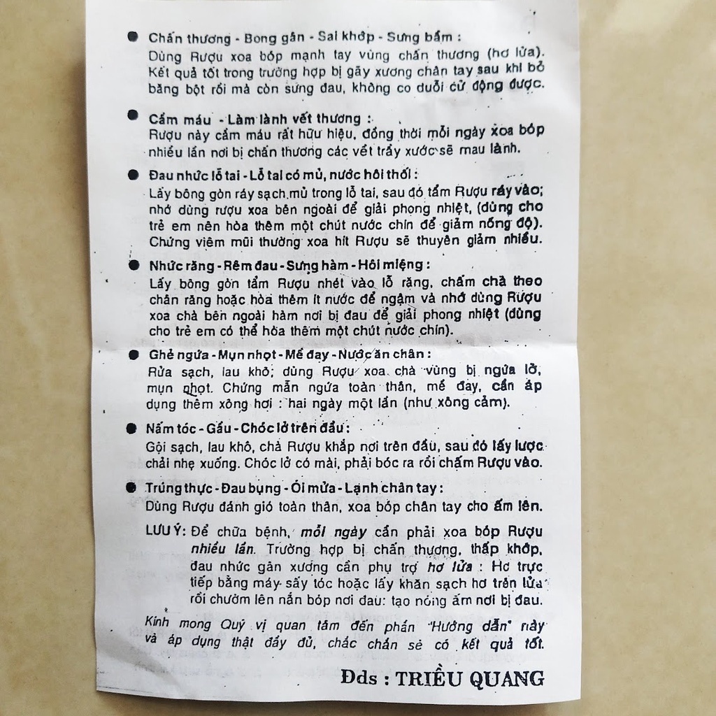 Dầu xoa bóp xương khớp gia truyền BÌNH AN