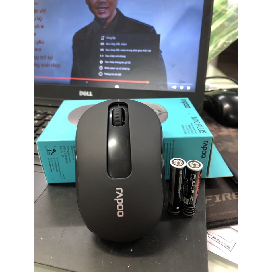 Chuột Máy Tính Không Dây RAPOO M10 Plus 2.4G Wireless- Bảo Hành 12 Tháng