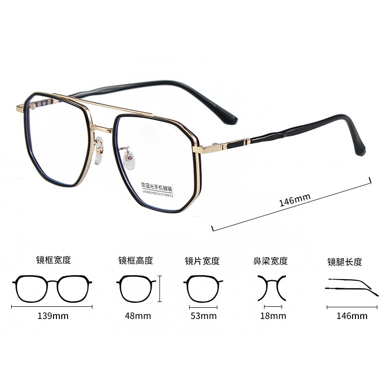 Kính Mát Thời Trang Chống Ánh Sáng Xanh Unisexjz2810 | BigBuy360 - bigbuy360.vn