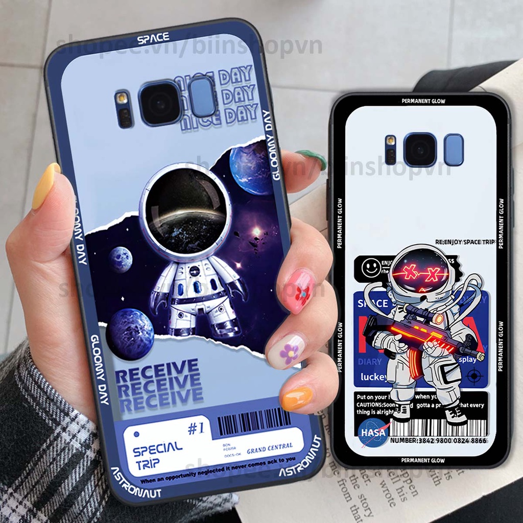 Ốp Samsung S8 / S8 Plus / S8+ phi hành gia vũ trụ space.x siêu đẹp, thời trang