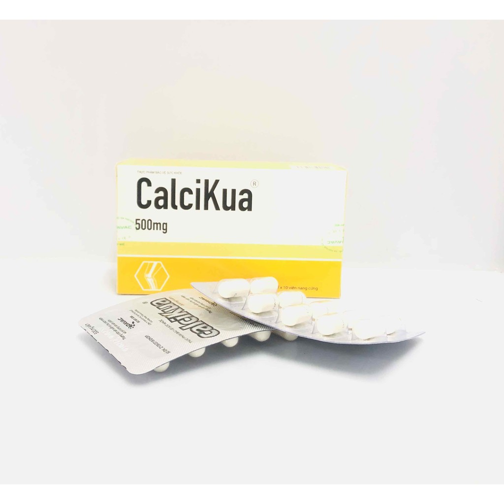 CALCIKUA 500 MG - Bổ sung Calci và vitamin D3
