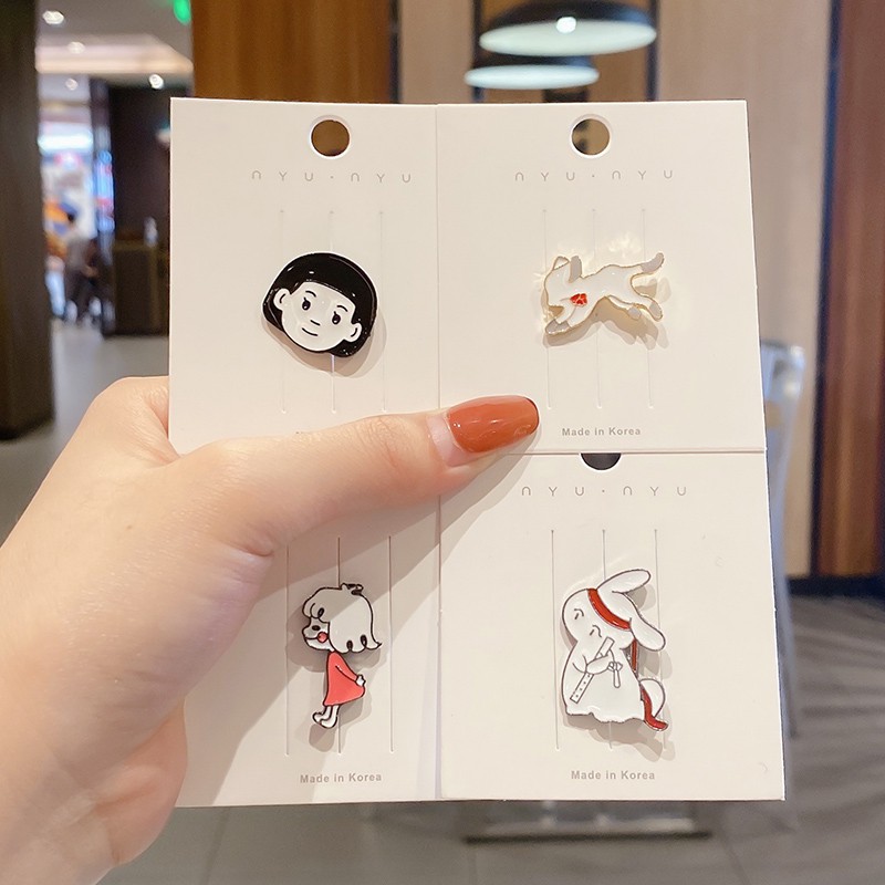 Pin cài áo couple cute - GC422