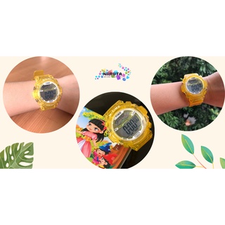 Đồng hồ trẻ em TIME dây thạch anh trong suốt