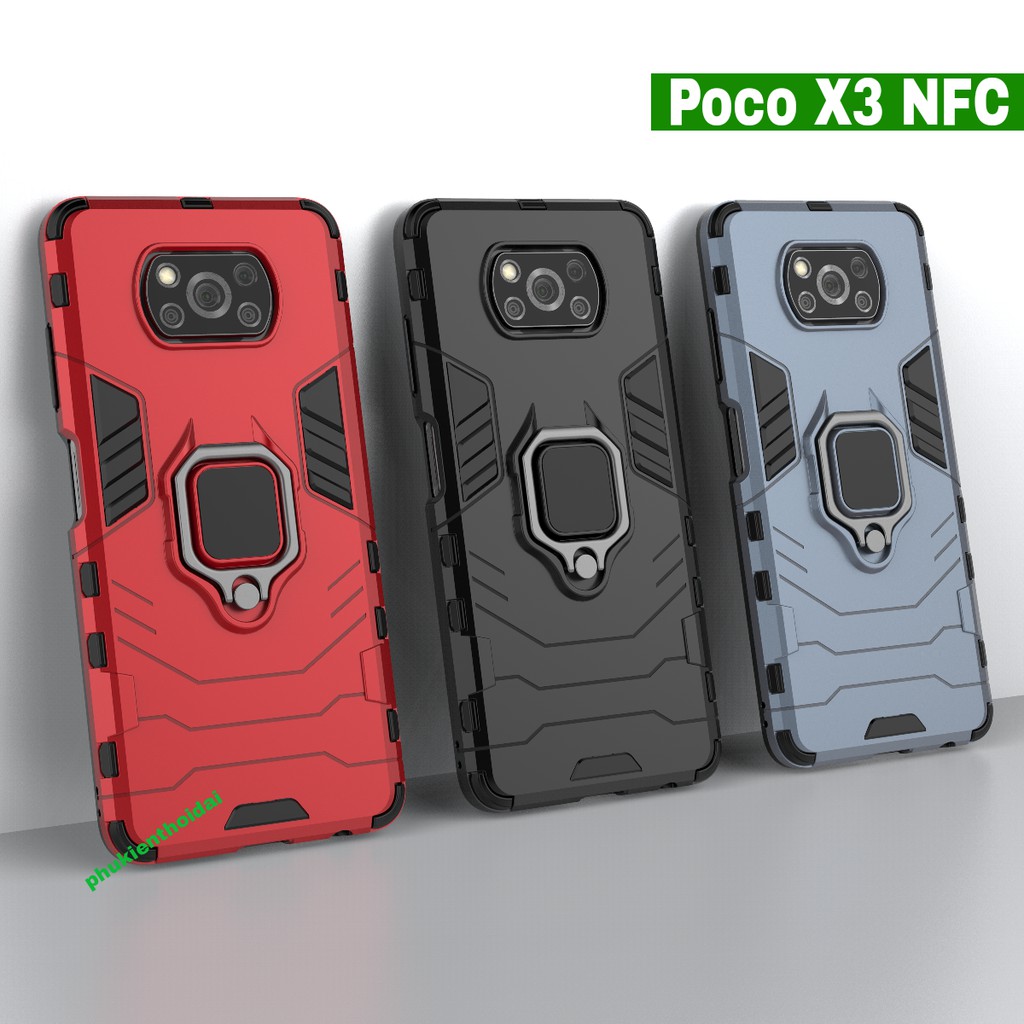 Ốp lưng Iron Man Iring Poco X3 NFC / Poco X3 Pro / Poco F1 / Poco X3 GT 💥Freeship💥 chống sốc cao cấp