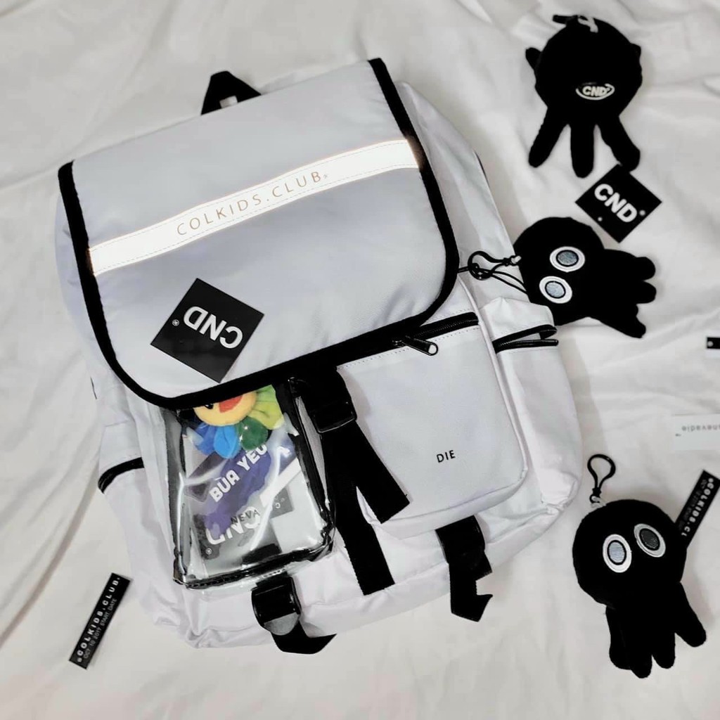 Balo Colkids Club  đen và trắng