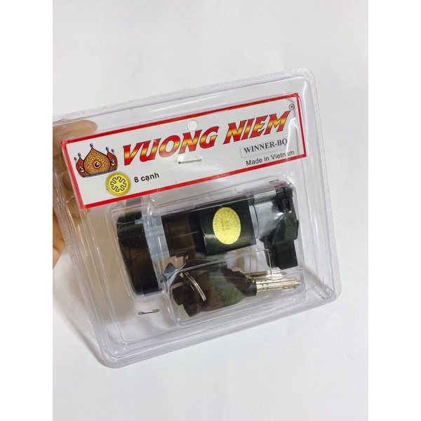 Bộ ổ khoá 8 cạnh Winner 150 Win V1 hàng Vương Niệm cao cấp, chống bẻ khoá