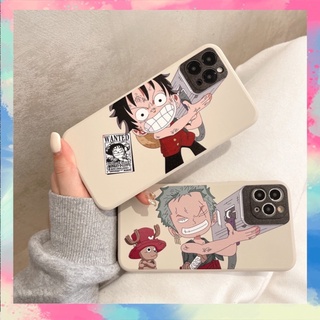 Ốp lưng silicon full dòng màu bảo vệ camera luffy x zoro -g045