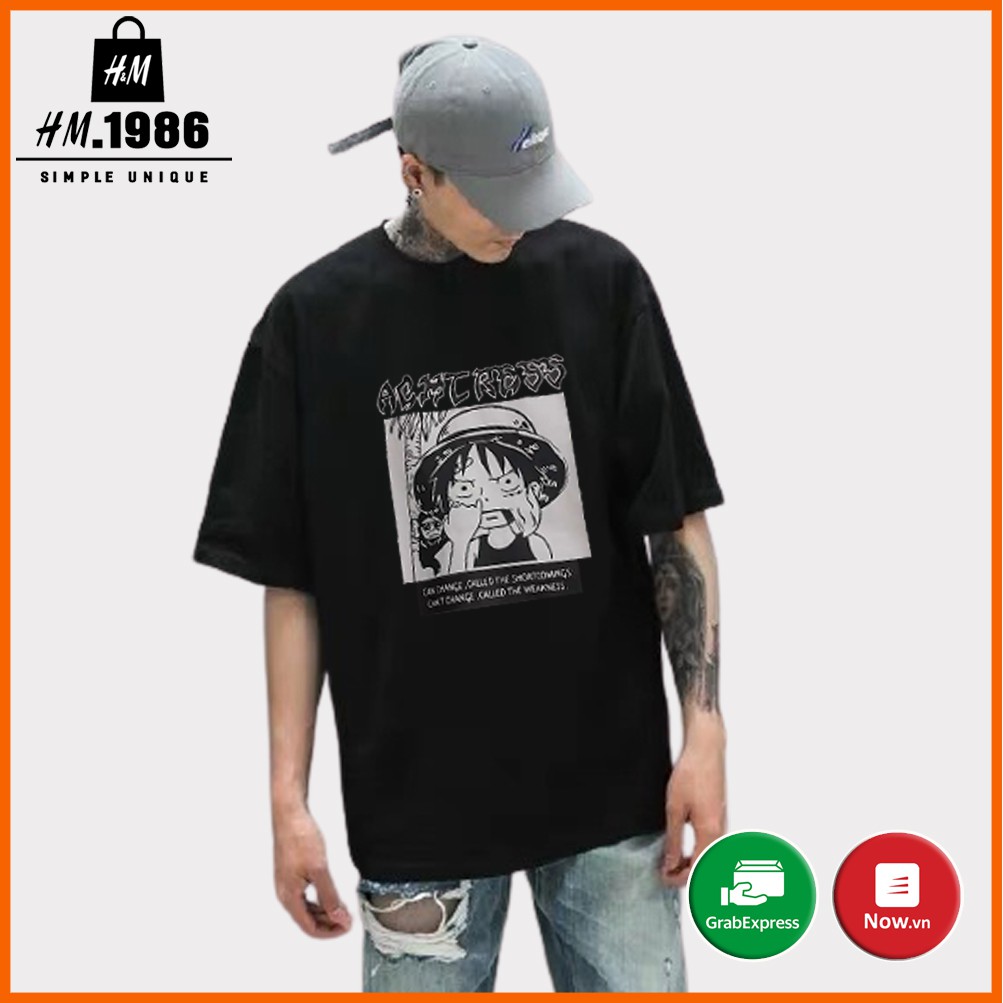 Áo thun tay lỡ form rộng unisex HM1986 3007