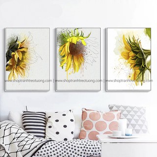 Tranh decor: Hoa hướng dương 2 - H34