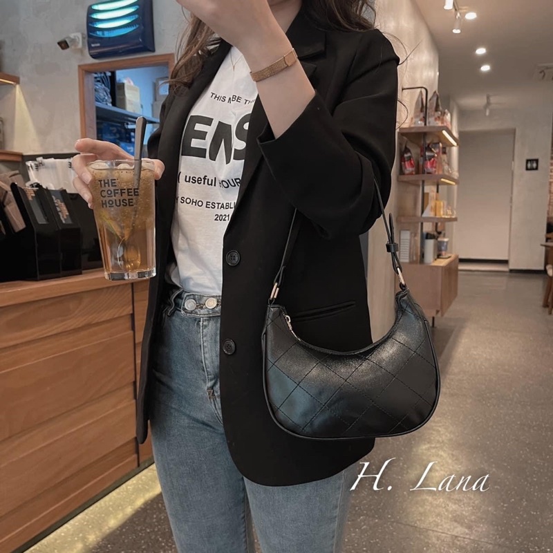 TÚI BẦU CHA.NEL FULL ĐEN