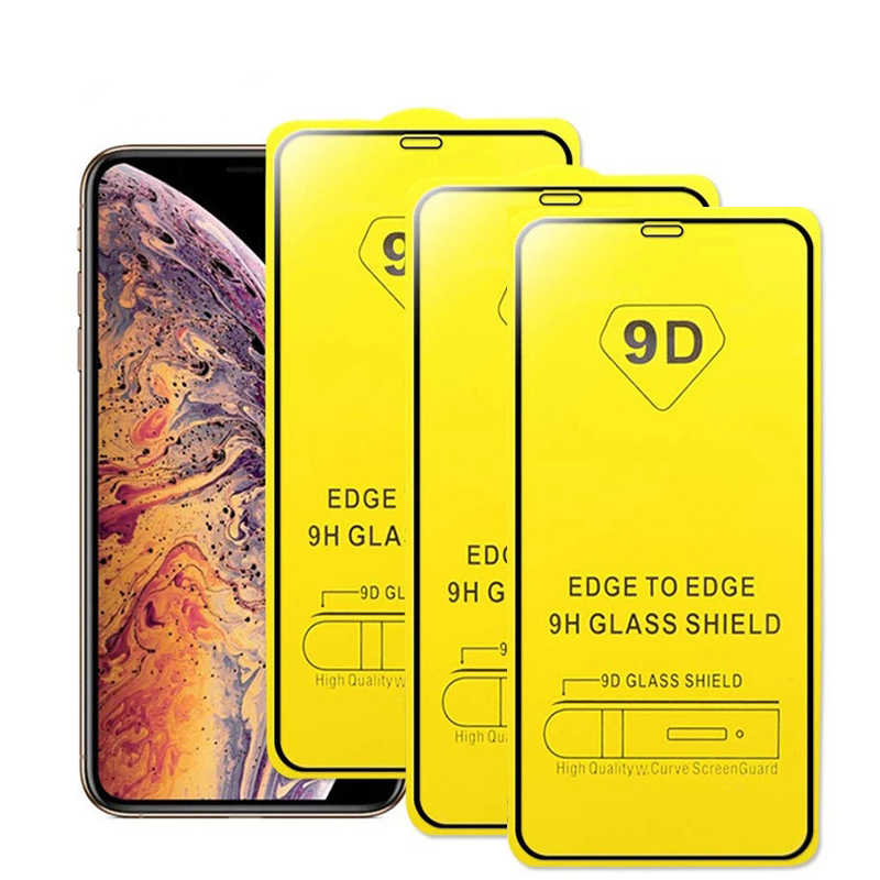 Kính cường lực 9d bảo vệ toàn màn hình thích hợp cho iPhone 6 6S Plus 7 8 Plus X XS Max XR 11 12 Pro Max 12 Mini