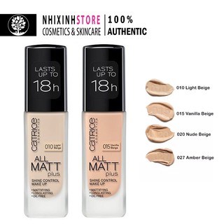 [Chính hãng] KEM NỀN CATRICE ALL MATT PLUS