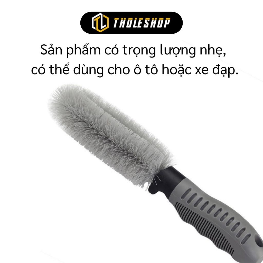 Cọ Vệ Sinh Xe Hơi - Chổi Cọ Vành Xe Ô Tô, Đa Năng Tay Cầm Thẳng 8680