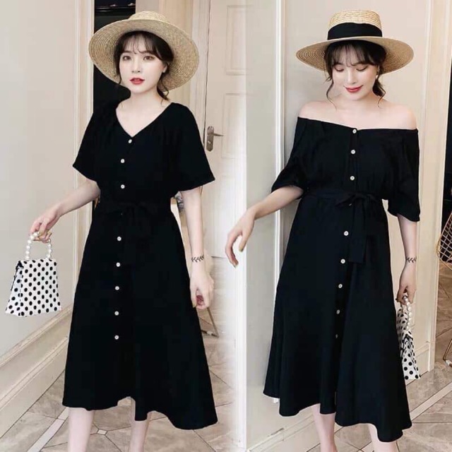 Váy trễ vai dáng dài