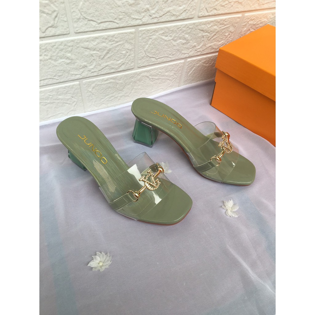 Giày Cao Gót Sandal quai mảnh đế kiểu 5cm và 7cm - Sandal Nữ Đế kiểu 5p - 7p