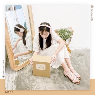 Giày sandal nữ Latte dây chéo đi học đi chơi xinh xắn, ảnh chụp thật từ shop
