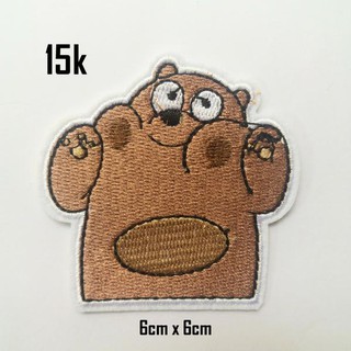 Sticker vải, patch ủi We bare bears