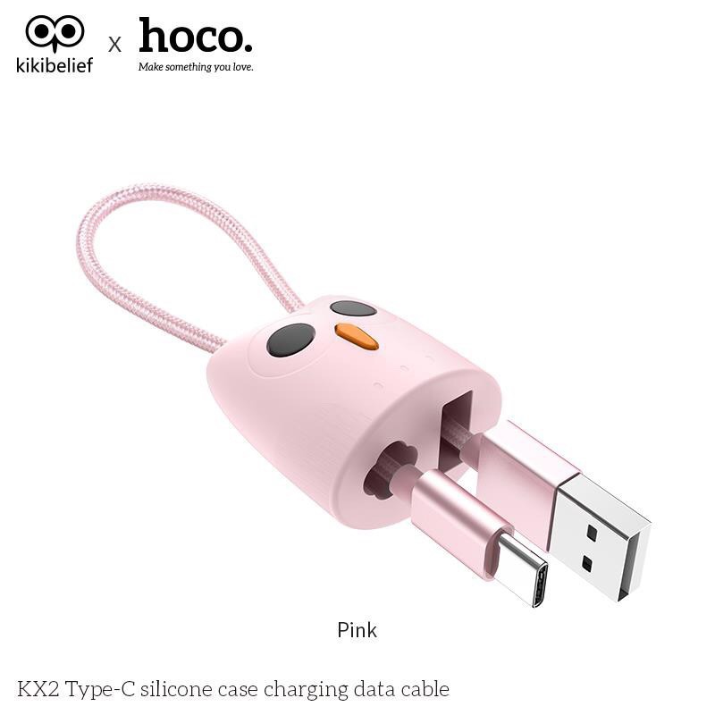 Dây Cáp Sạc Nhanh Type C Anroid Kute Hình Cú HoCo KX2 Chính Hãng Sạc Nhanh SamSung Anroid Siêu Bền HÀNG LOẠI 1