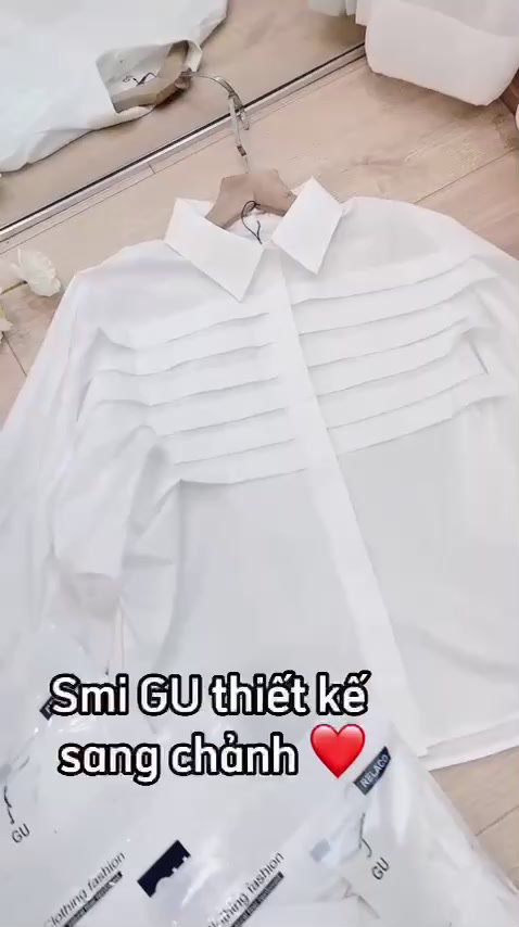Áo sơ mi trắng dài tay li ngang đủ size S M L huyen hip | BigBuy360 - bigbuy360.vn