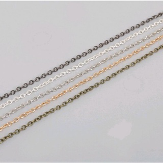 1m dây xích kim loại 2x3mm - nguyên liệu làm trâm cài tóc cổ trang, bông tai, đồ thủ công handmade DIY