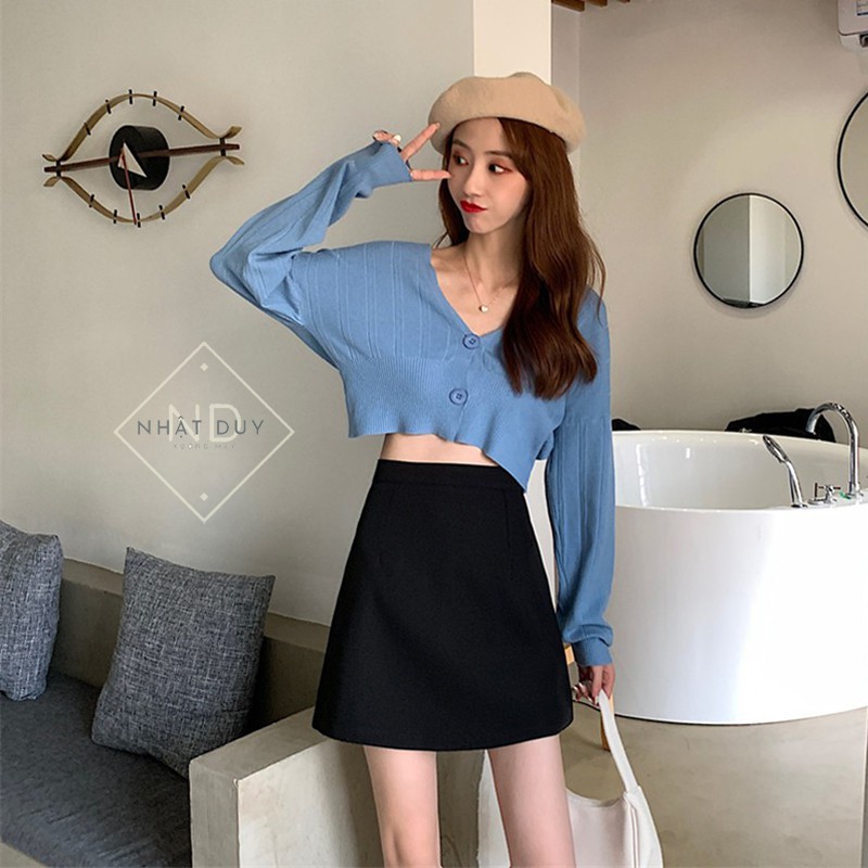 Chân váy chữ A ngắn trắng đen lưng cạp cao CÓ LÓT TRONG – mặc đi làm công sở học sinh chơi đều đẹp – Vải mưa mịn đẹp | BigBuy360 - bigbuy360.vn