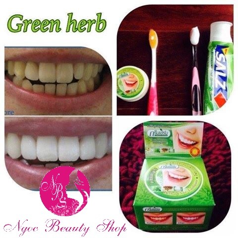 Kem trắng răng xanh Green Herb (Herbal toothpaste)