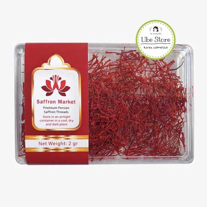 NHUỴ HOA NGHỆ TÂY SAFFRON MARKET PREMIUM SAFFRON THREADS HỘP 2G #GIÁ_CỰC_RẺ