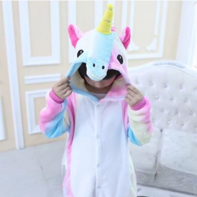 T4 Bộ đồ thú kỳ lân Hologram cho bé 45 9