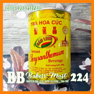 Trà hoa cúc hòa tan hán linh loại 1 hình huy chương - lon 400gr