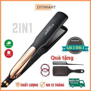 [Bảo Hành] Máy Duỗi Tóc Uốn Xoăn Là Kẹp Ép Thẳng Tóc Mini, Nóng Nhanh Làm Tóc Mềm Mượt Điều Chỉnh 4 Mức Nhiệt OBOS