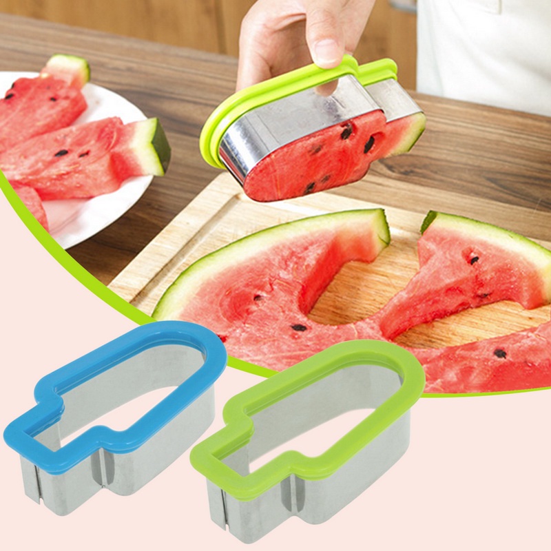 Dụng Cụ Cắt Dưa Hấu Bằng Thép Không Gỉ Hình Cây Dễ Thương