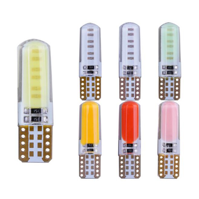 LYMOYO Bóng đèn LED T10 W5W 12SMD T10 DC12V ánh sáng trắng dành cho xe hơi