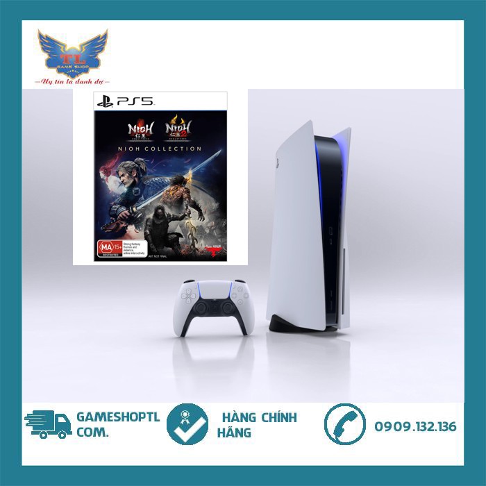 Máy chơi game PS5 Kèm Game Nioh Collection Cho Ps5 - Chính Hãng Sony Việt Nam