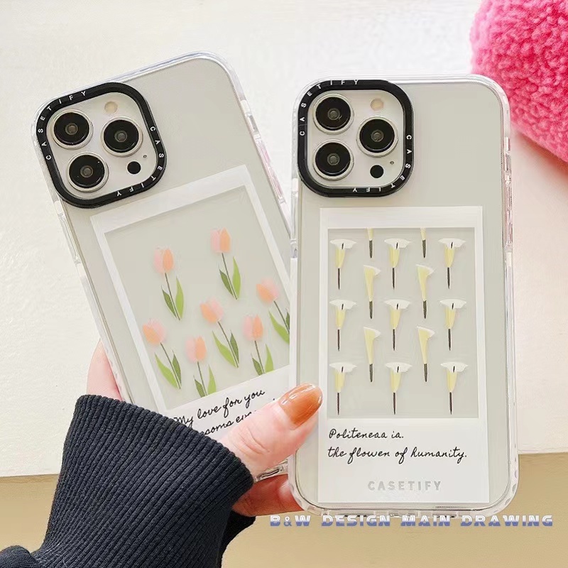 Ốp Điện Thoại Mềm Trong Suốt Chống Sốc In Hoa Đơn Giản Cho iPhone 13 12 11 Pro MAX IX XS MAX XR i6 6s i7 i8 Plus