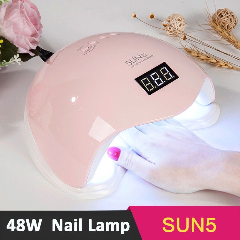 Máy hơ gel , sun 5 tem xanh Chính Hãng,48W/ UV/LED Có Bảo Hành☄️FREESHIP☄️