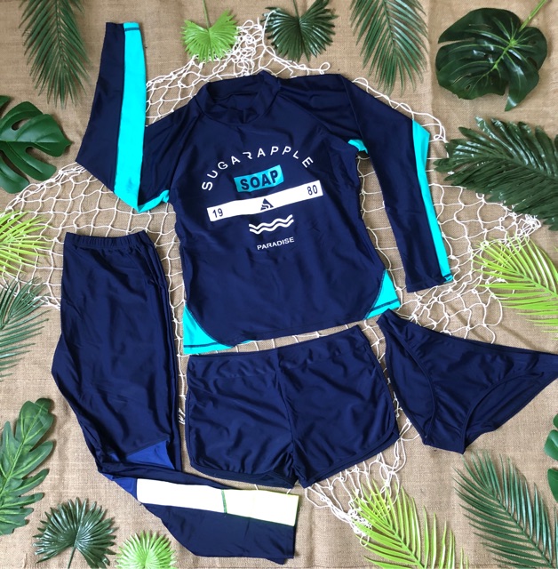 [BIG SIZE] Đồ bơi tay dài/ Bikini tay dài quần dài 4 mảnh | BigBuy360 - bigbuy360.vn