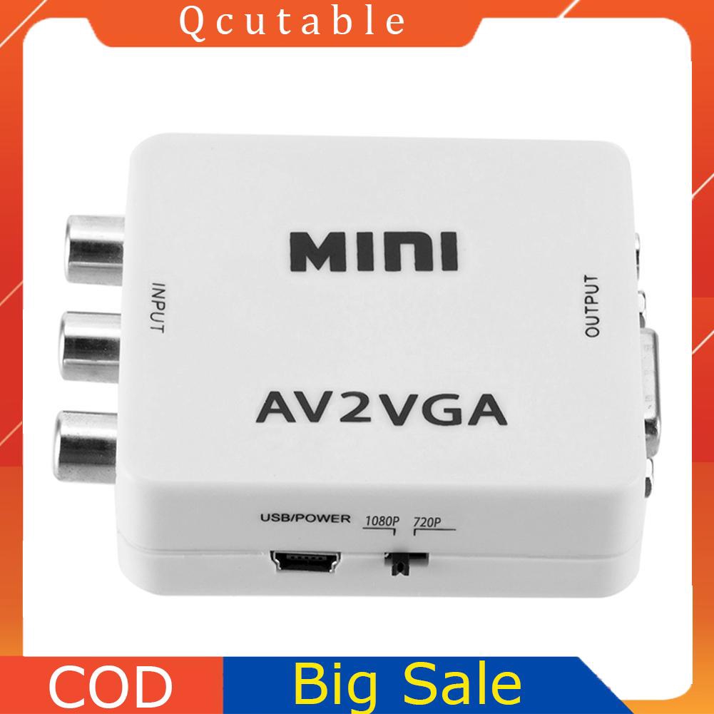 Bộ chuyển đổi HD AV RCA CVBS sang VGA Video HDTV