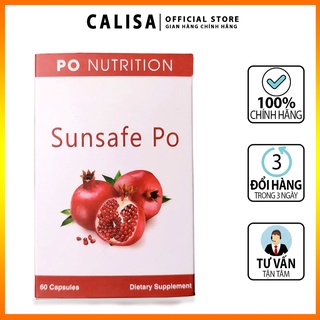 Viên uống chống nắng SUNSAFE PO (hộp 60v CHÍNH HÃNG) [CHÍNH HÃNG]