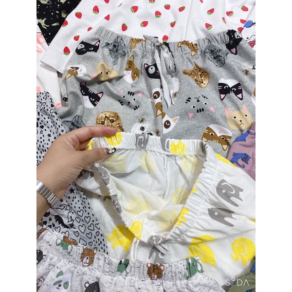 [Mã 44FASHIONSALE476 giảm 10K đơn 50K] Quần đùi nữ mặc ở nhà chất cotton co dãn thoải mái , quần ngủ | BigBuy360 - bigbuy360.vn