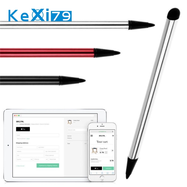 2Pcs Capacitive Pen Touch Screen Stylus Pencil for iPhone iPad Tablet Universal