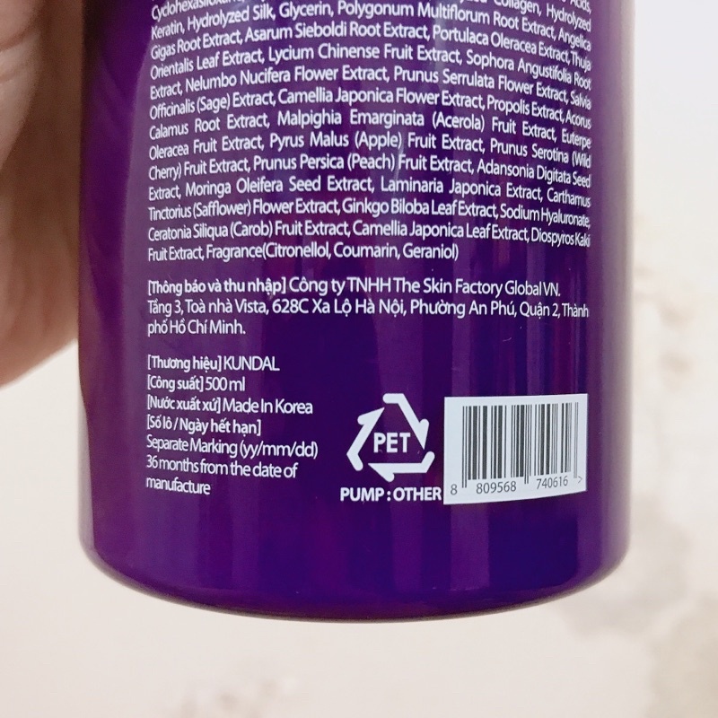 Kem Ủ Tóc Kundal Honey & Macadamia Hair Treatment Baby Powder - Phấn Em Bé 400ml - 500ml - 718ml