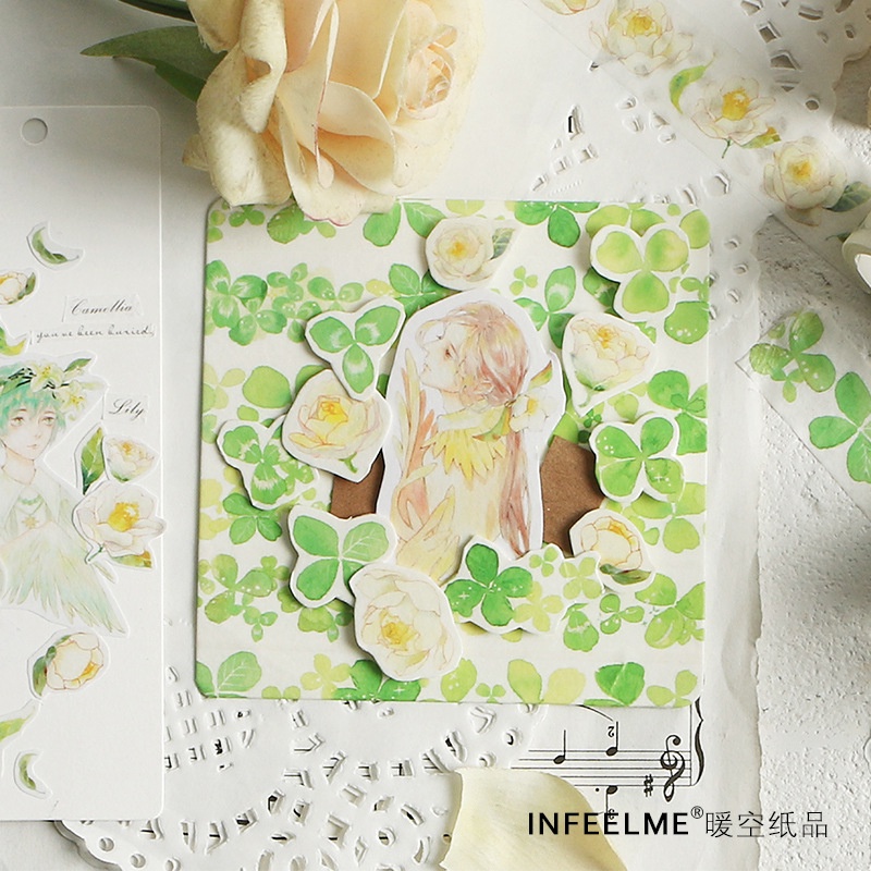 Cuộn Washi Chàng Trai Giữa Các Loài Hoa